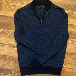 Bonobo’s Half Zip - Navy Sweater, L Slim